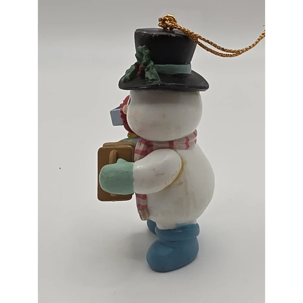 1992 LUSTRE FAME~FROSTY the SNOWMAN Christmas Ornament